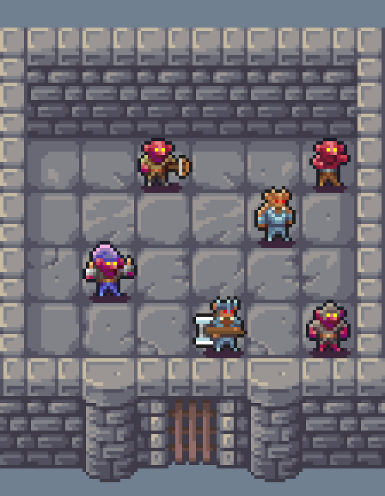 Humanoid II Asset Pack [16x16] by DeepDiveGameStudio
