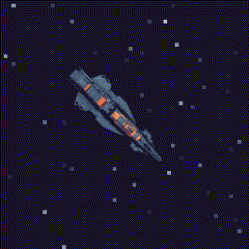 Stellar Spaceships: High-Res 2D Pixel Art by ASTek Game Studio