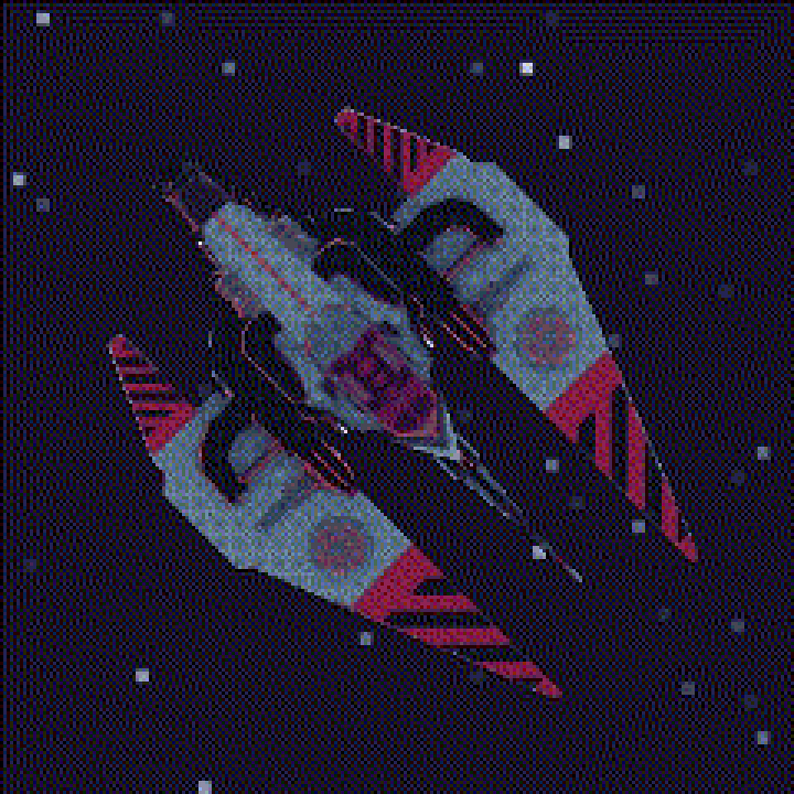 Stellar Spaceships: High-Res 2D Pixel Art by ASTek Game Studio