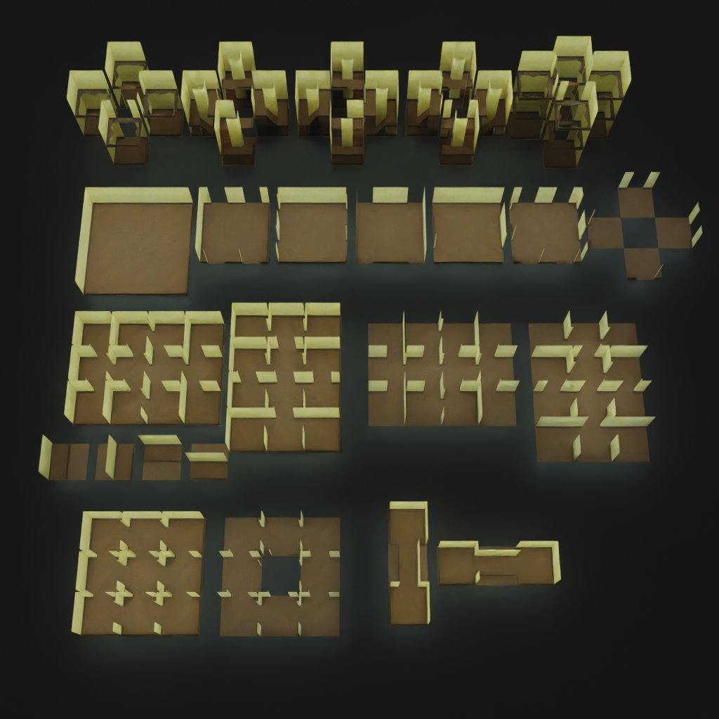 Backrooms like asset pack