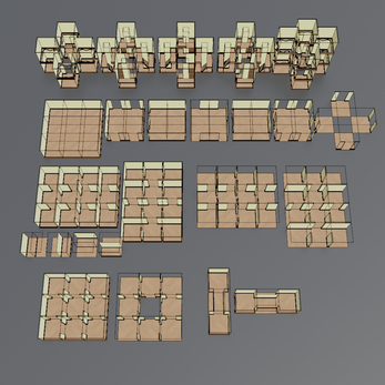 Backrooms like asset pack