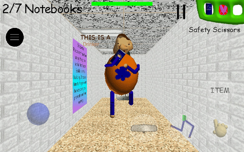 Baldi is stuck remastered android mod menu by Baldi V2.0