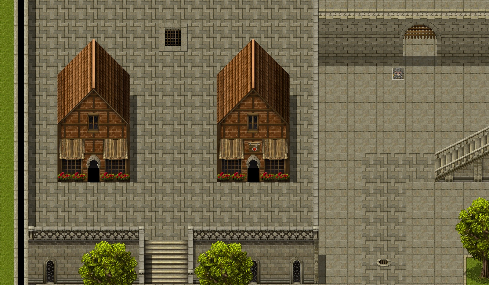 RPG Maker MZ Game Map Fantasy Town By DownSyndicate   BKFW3R 