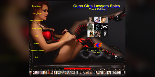 Cover image for Guns Girls Lawers Spies - X Edition
