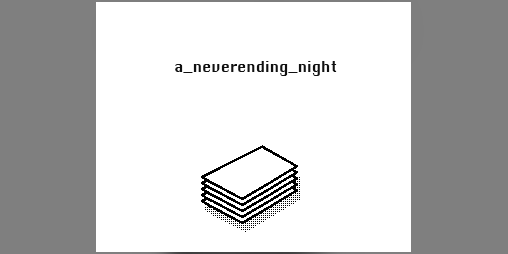 Cover image for a_neverending_night