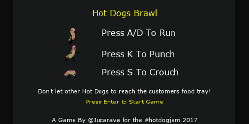Cover image for Hot Dogs Brawl