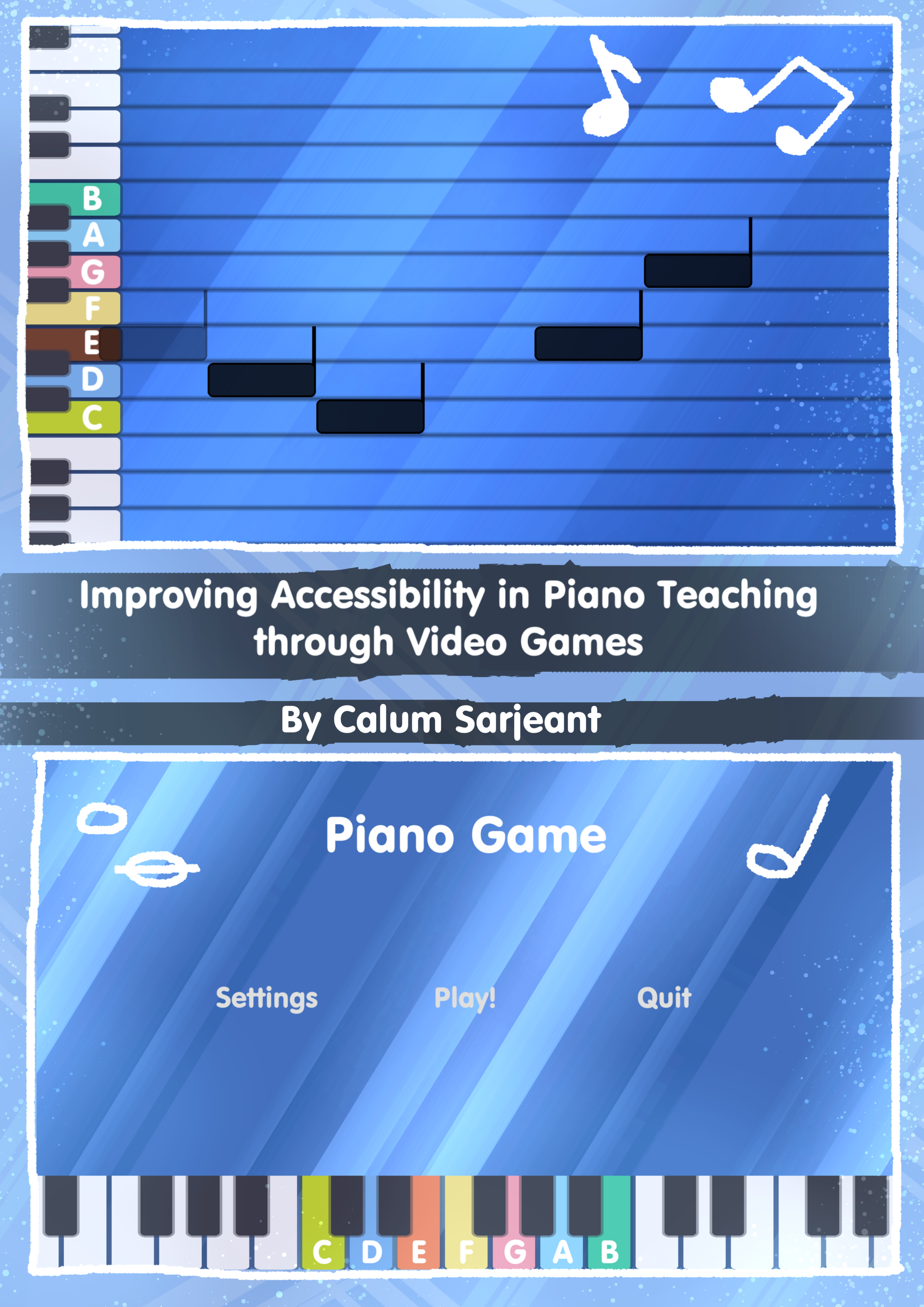 Online Piano Game: Making piano lessons into a game