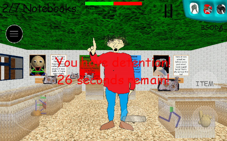 Baldi Mod Menu Android 1st prize basics mod menu by Baldi V2.0