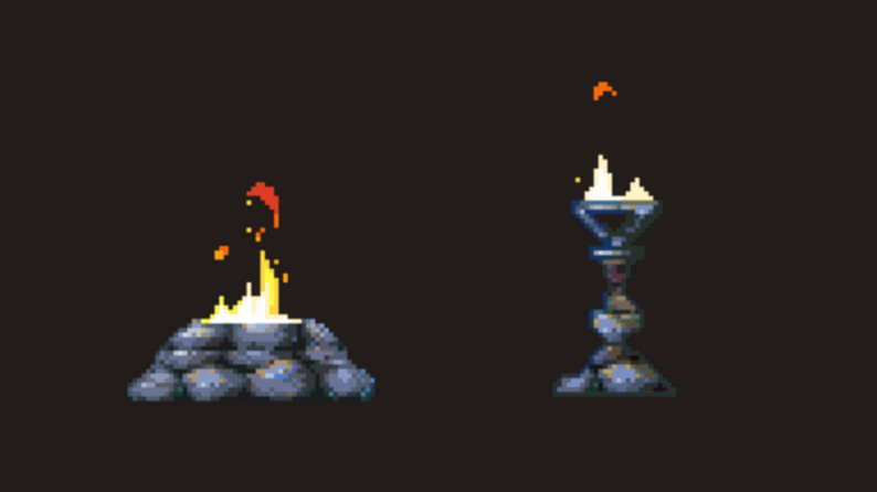 VFX - FIRE VOL 3 - Pixel Art Effects by kiddolink