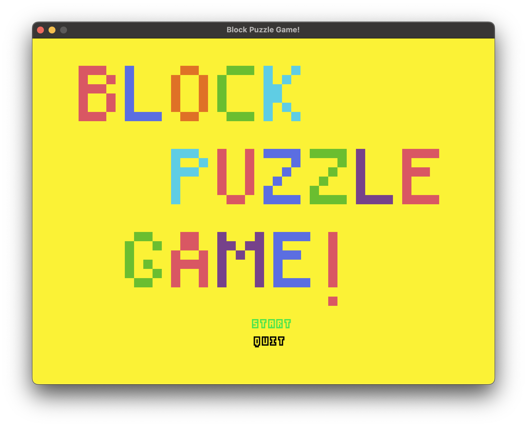 Block Puzzle Game By Briunt