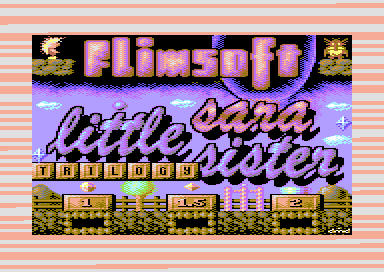 Cover image for Little Sara Sister Trilogy (C64 - Tape)