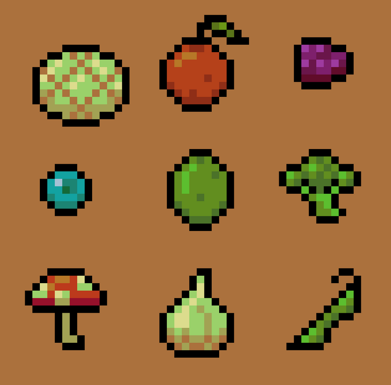 Free 16x16 Food (30+ items) by Crumpaloo