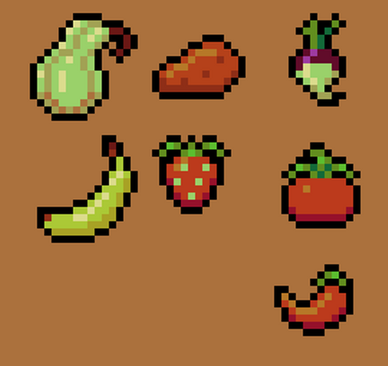 Free 16x16 Food (30+ items) by Crumpaloo