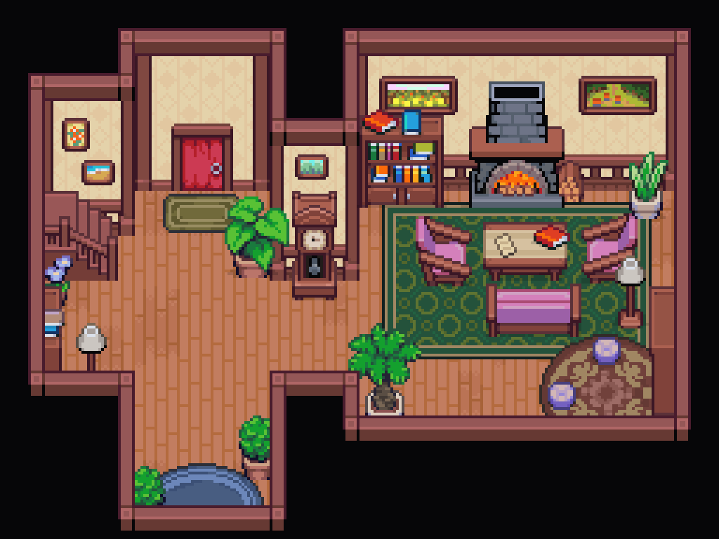 interior pack update - Pixelart Interior Top-Down RPG Asset Pack v2 by ...