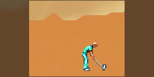 Cover image for Desert Golfing