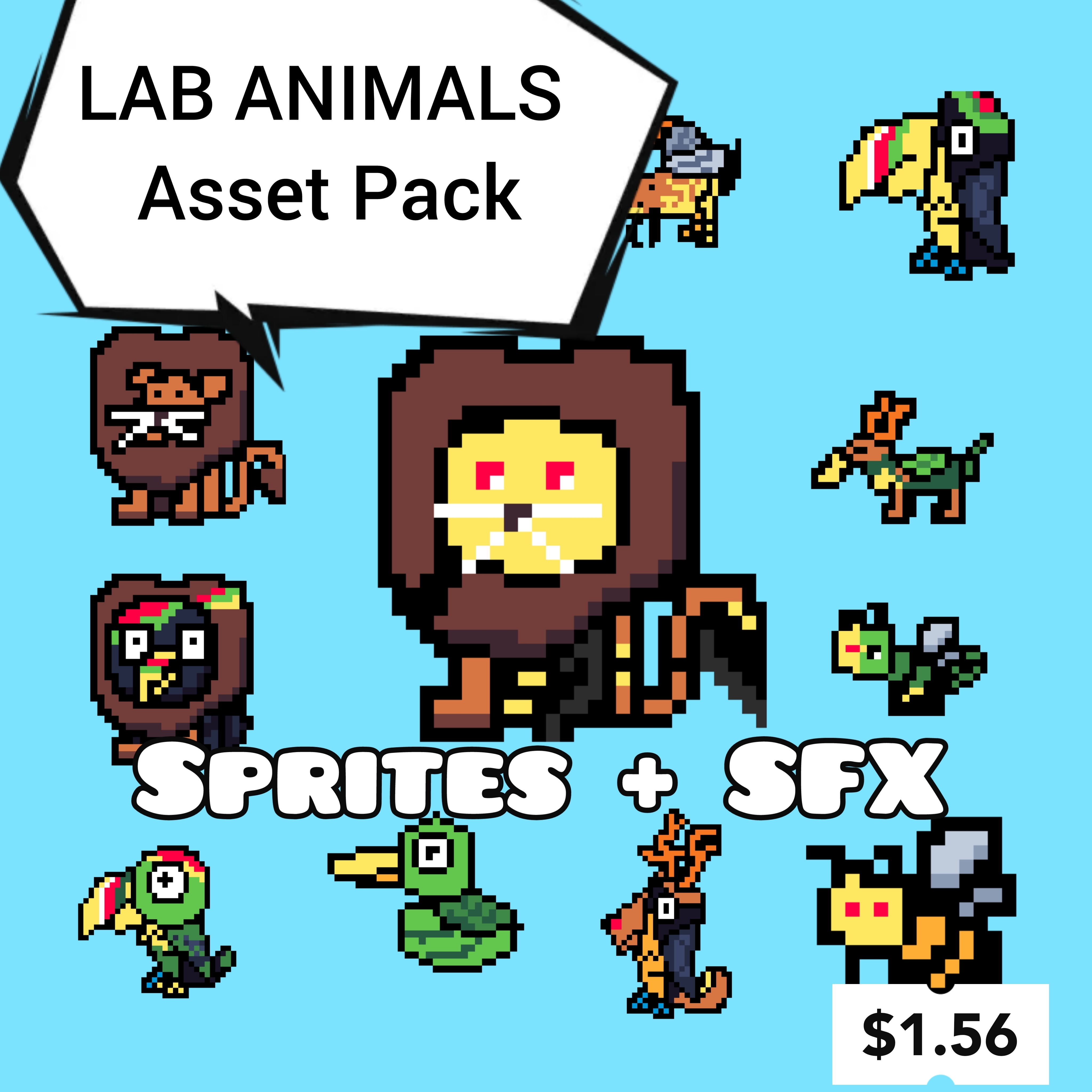 Lab Animals ASSET PACK +SFX