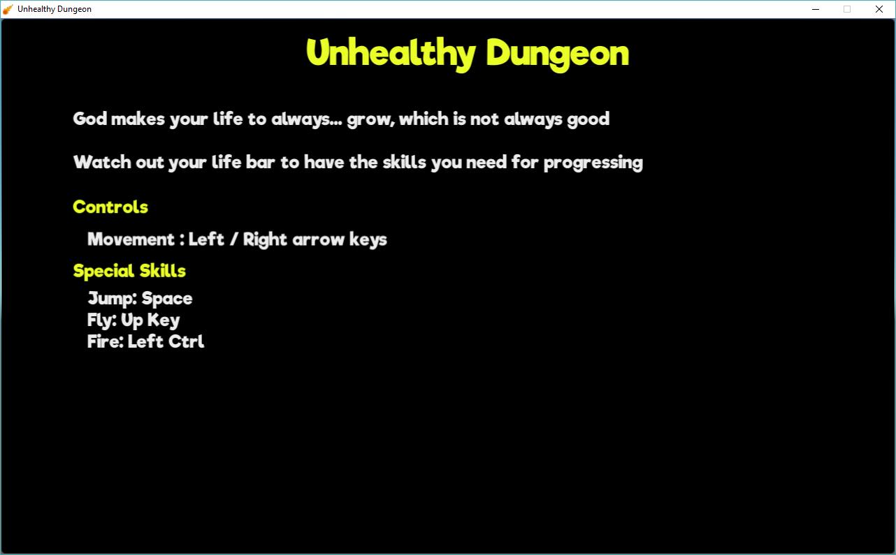 Unhealthy Dungeon
