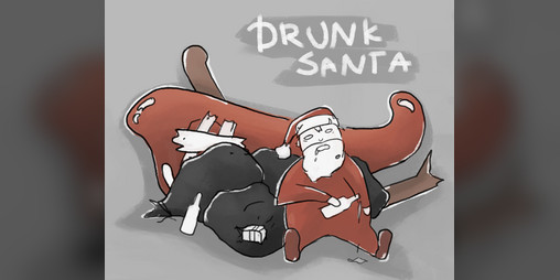 Cover image for Drunk Santa