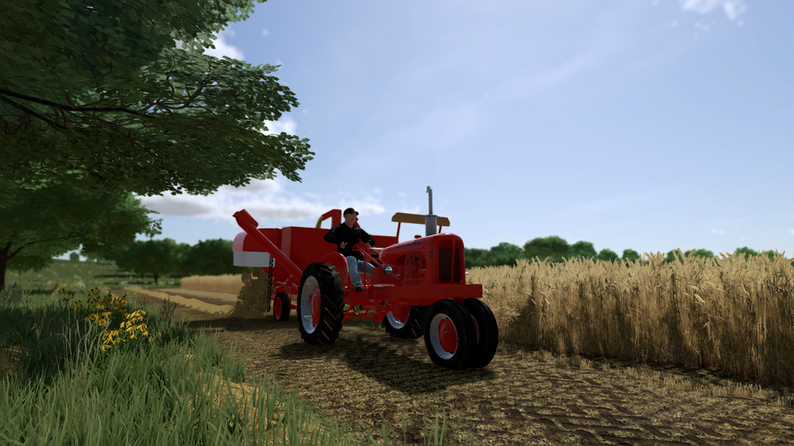 Allis Chalmers 60 Pull Type Combine by Schaben Modding