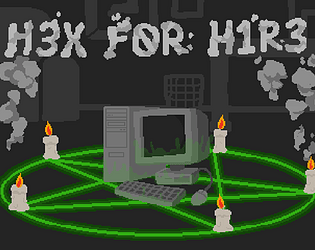 the cover art for hex for hire