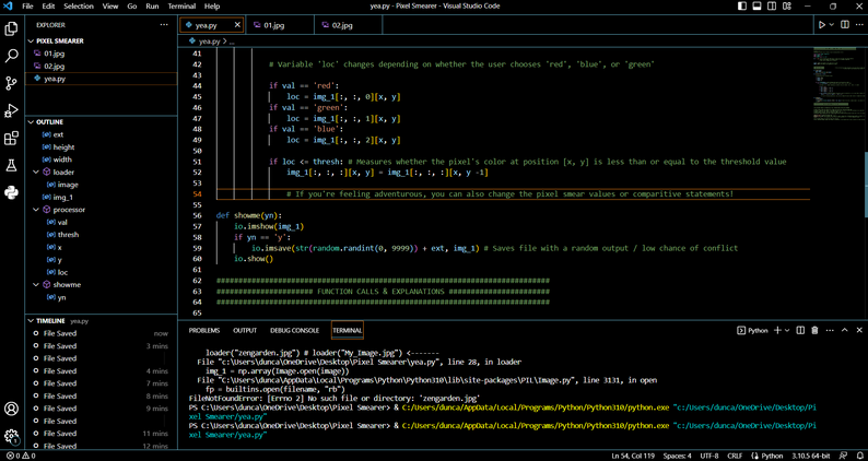 Pixel SortSmear™ [Python Powered] by Glitch Labs