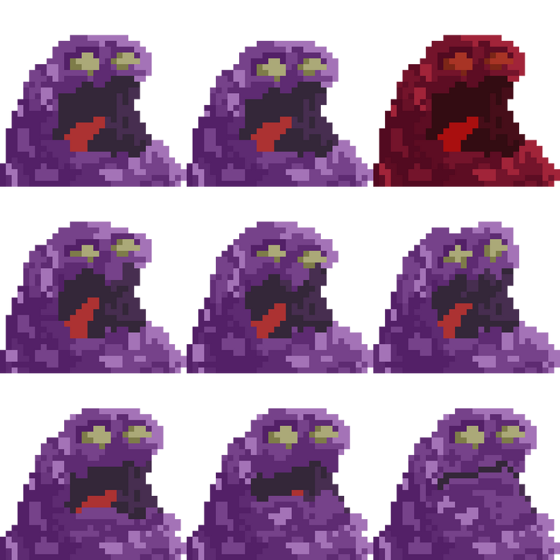 Pixel Art Slime Monster by AdventureKid