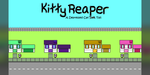Cover image for Kittie Reaper: A Depressed Cat Tale
