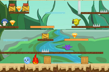 Jogo Fireball and Waterball Adventure 4 no Jogos 360