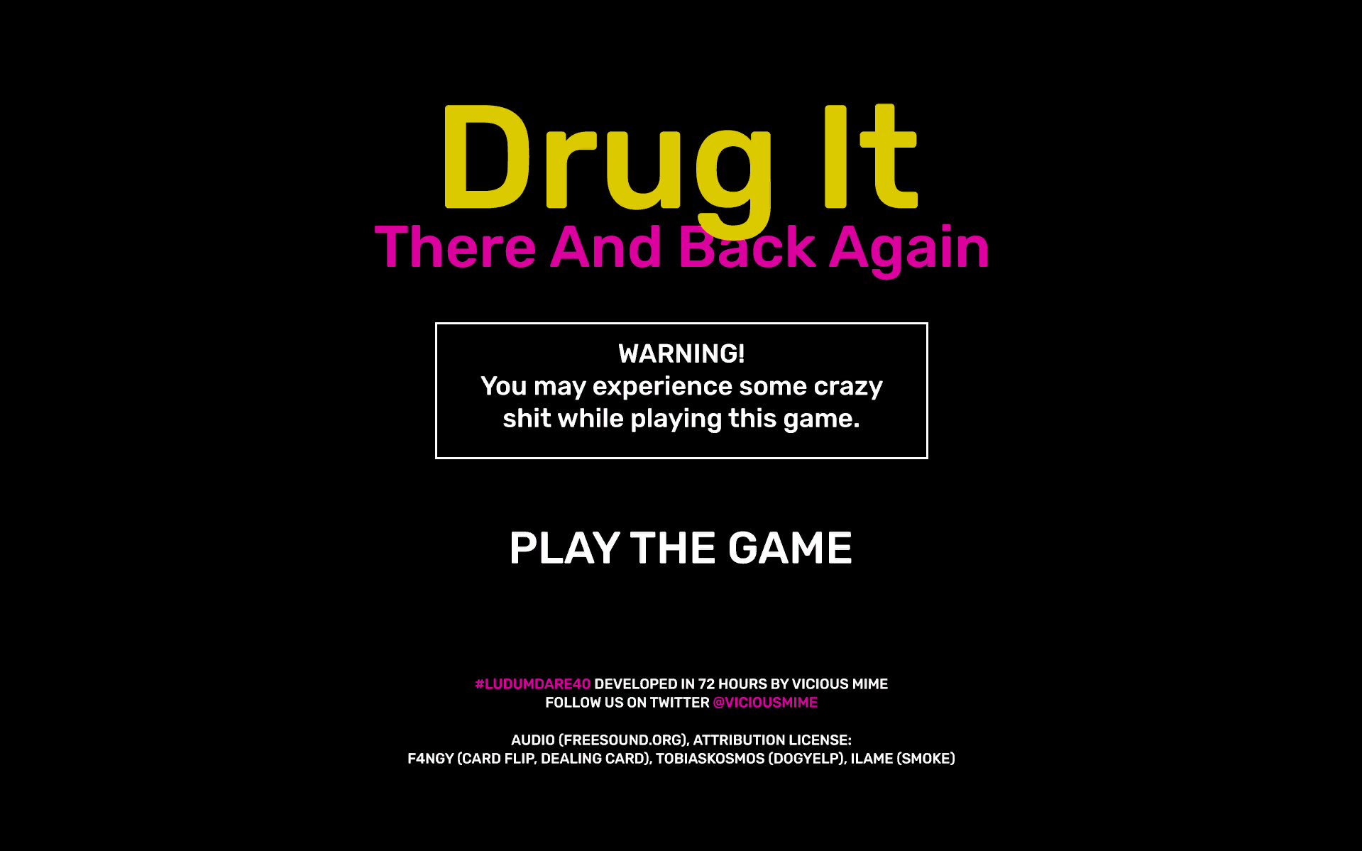Drug It: There And Back Again