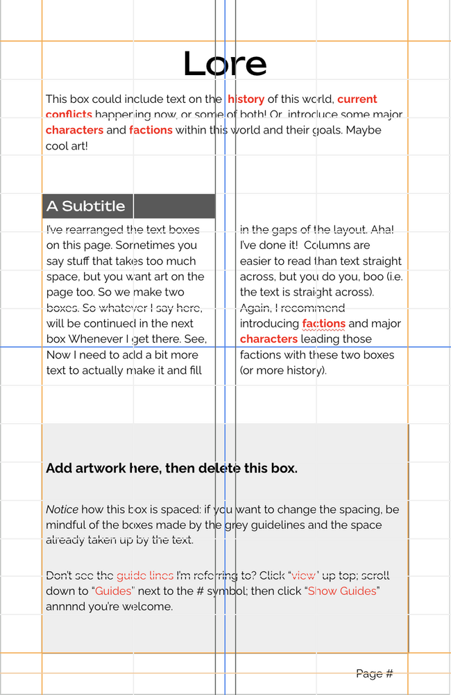 Google Slides Adventure Zine Template by DanFawcett