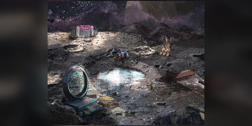 Cover image for Captain Disaster in: The Dark Side of the Moon