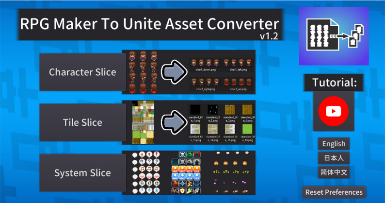 App Convert Asset RPG Maker Asset Converter by Baz