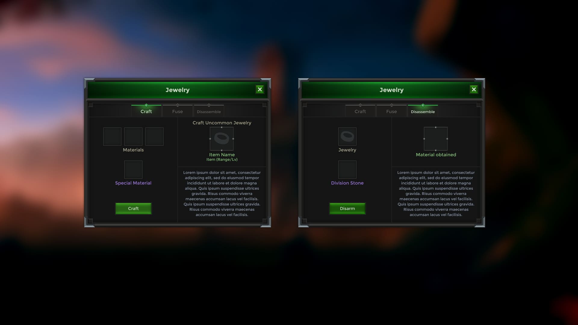 MMORPG Game UI 2 by Renderman