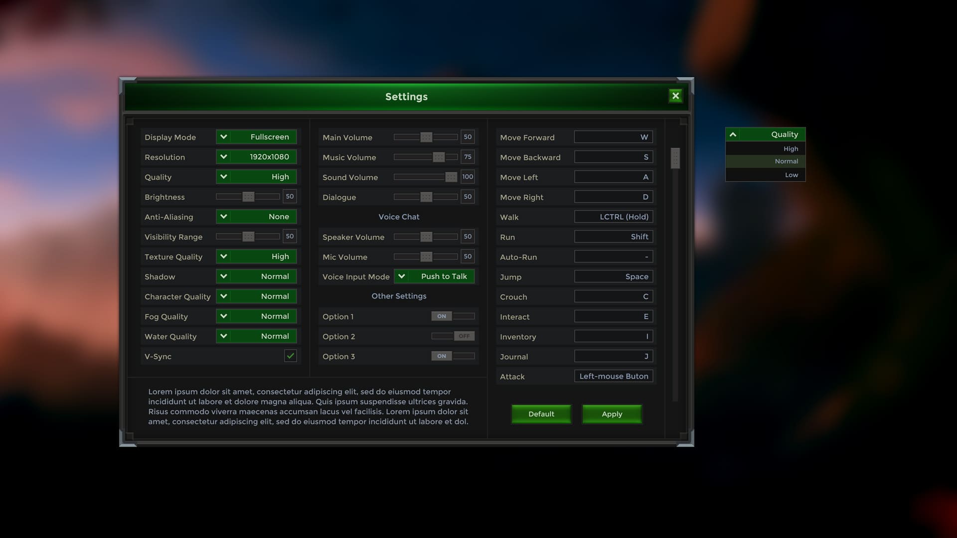 Renderman Ui MMORPG Game UI 2 by Renderman