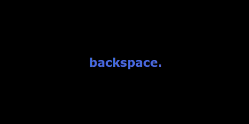 Cover image for Backspaces