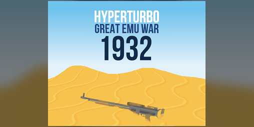 Cover image for Hyperturbo Great Emu War 1932