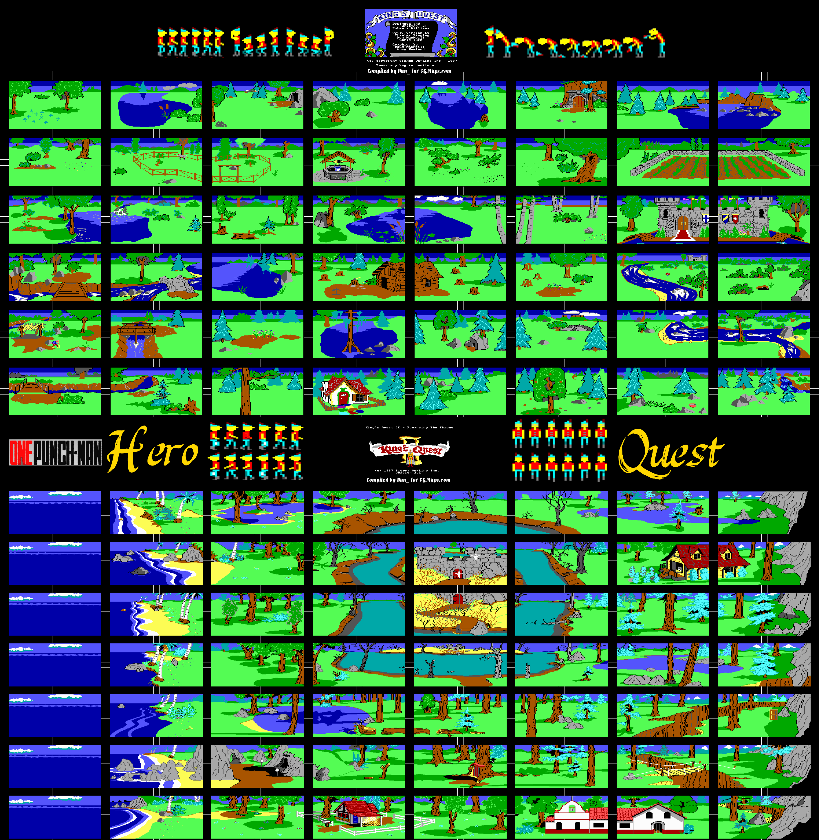 Cover image for Hero Quest 1-2 - Kings Quest 1-2 AGI Hack