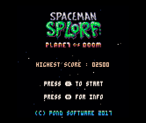 Cover image for Spaceman Splorf : Planet of Doom - PICO-8