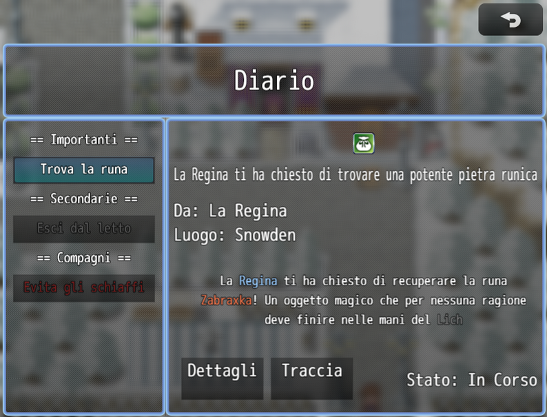 [RMMZ] Quest Log – Simple Quest Journal System by WinterDream Games Creator