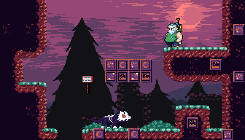 Dark Forest Platform Pack by Atari Boy