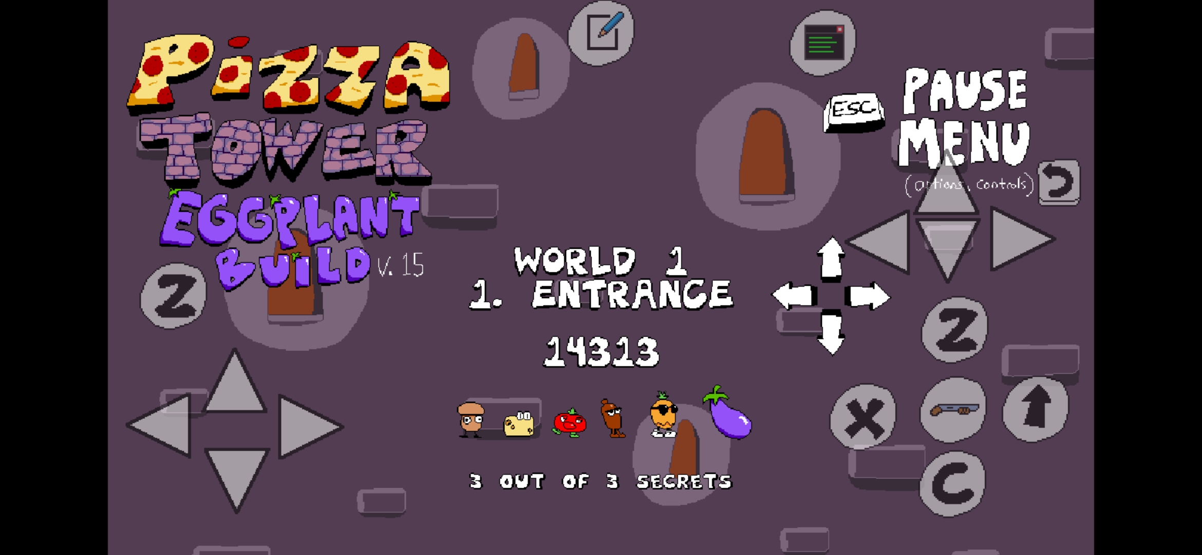 Pizza Tower: Eggplant Build Android port