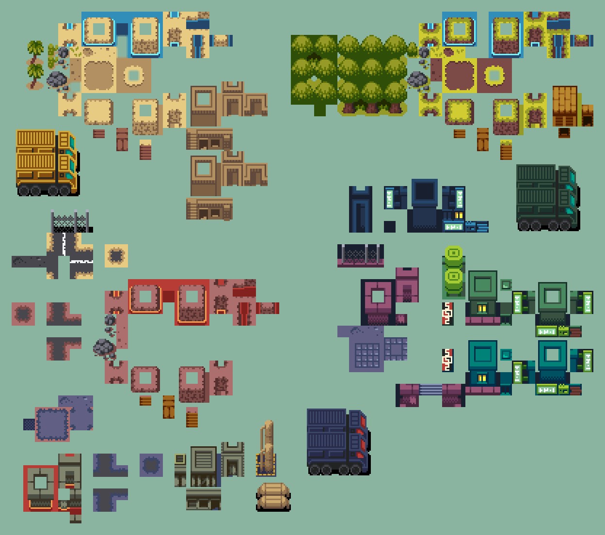 Top-Down Mini Shooter Assets by Alb_pixel Store