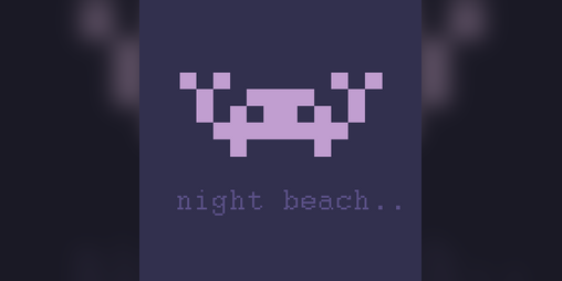 Cover image for night beach..