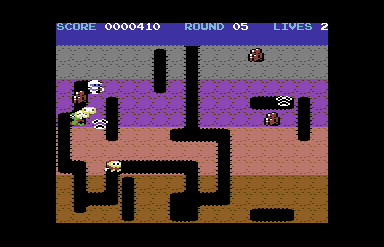 Classic C64's Dig Dug gets special enhanced version by Hokuto