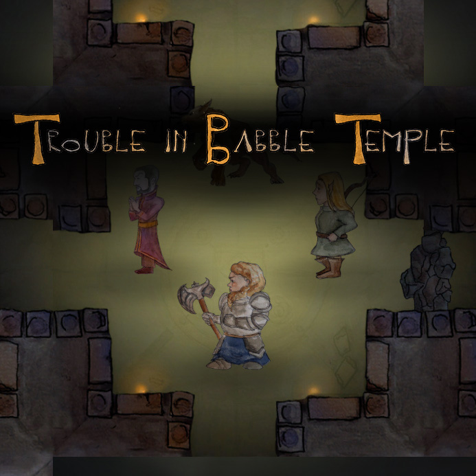 Cover image for Trouble in Babble Temple