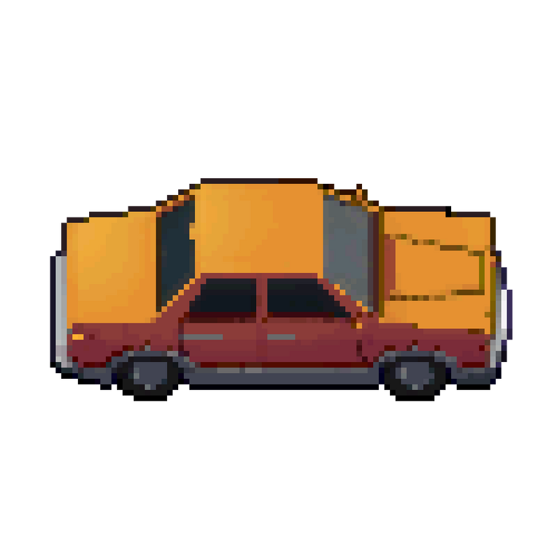 Pixel Vehicles - Top Down Game Assets - 16x16 - 32x32 Pixel Art - Free ...