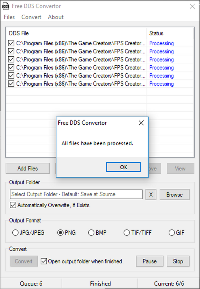 Free DDS Converter by PartTimeCoder