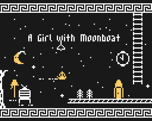 Cover image for A Girl with Moonboat