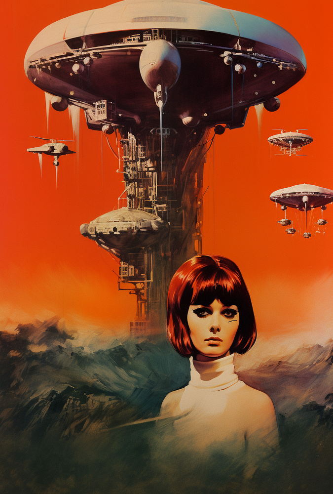 10 Retro 60's SciFi Posters by PixelwolfOG