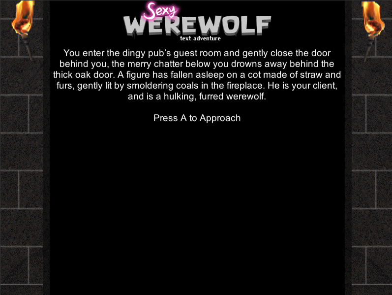 Vore text game. Werewolf текст.